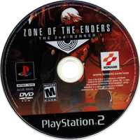 Zone of the Enders 2nd Runner PAL Playstation 2 PAL box art